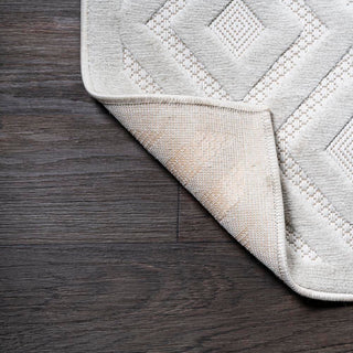 Portmany Neutral Diamond Trellis Indoor/outdoor Area Rug
