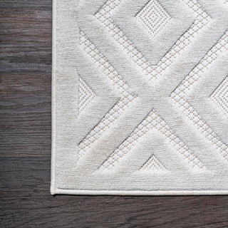 Portmany Neutral Diamond Trellis Indoor/outdoor Area Rug