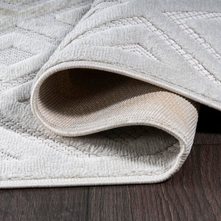 Portmany Neutral Diamond Trellis Indoor/outdoor Area Rug