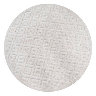 Portmany Neutral Diamond Trellis Indoor/outdoor Area Rug