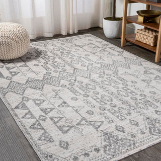 Idris Tribal Diamond Geometric Area Rug - JONATHAN Y