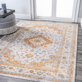 Indhira Ornate Medallion Persian Area Rug - JONATHAN Y