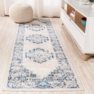 Inigo Cottage Medallion Area Rug - JONATHAN Y
