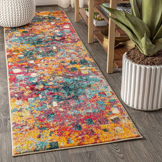 Inspired contemporary Pop Modern Abstract Area Rug - JONATHAN Y