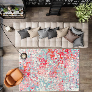 Inspired contemporary Pop Modern Abstract Area Rug - JONATHAN Y