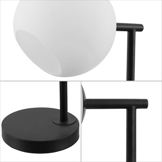 Charles 20.5" Metal/Marble LED Table Lamp - JONATHAN Y