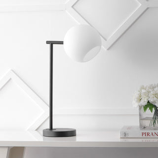 Charles 20.5" Metal/Marble LED Table Lamp - JONATHAN Y