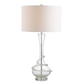 Belle 31.5" Glass LED Table Lamp - JONATHAN Y