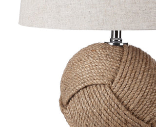 Monkey's Fist 24" Knotted Rope LED Table Lamp - JONATHAN Y