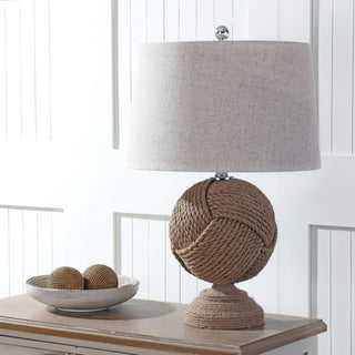 Monkey's Fist 24" Knotted Rope LED Table Lamp - JONATHAN Y