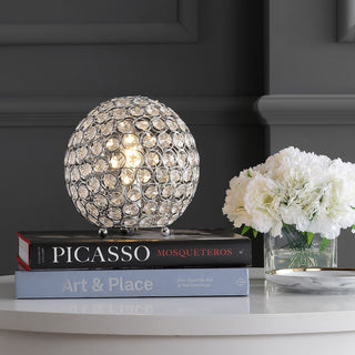Gemma 8.25" Acrylic/Metal LED Table Lamp - JONATHAN Y