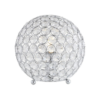 Gemma 8.25" Acrylic/Metal LED Table Lamp - JONATHAN Y