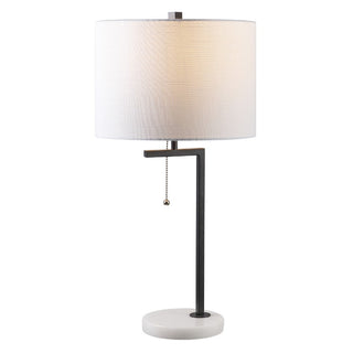 Alyssa 24.5" Metal/Marble LED Table Lamp - JONATHAN Y