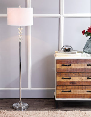 Mia 60.5" Crystal/Metal LED Floor Lamp - JONATHAN Y