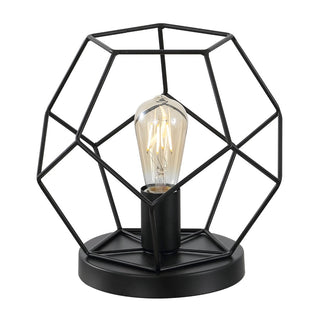 James 10" Metal/Marble LED Table Lamp - JONATHAN Y