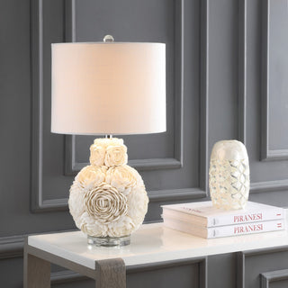 Seashell Rosette 24" LED Table Lamp - JONATHAN Y