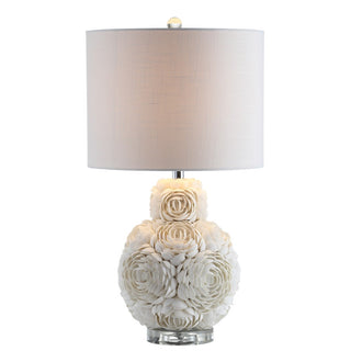 Seashell Rosette 24" LED Table Lamp - JONATHAN Y
