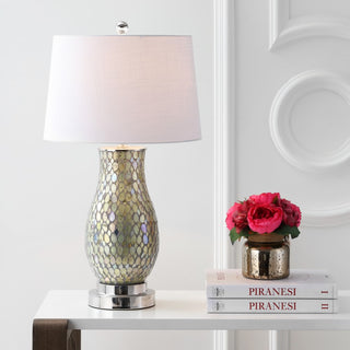 Douglas 28" Mosaic LED Table Lamp - JONATHAN Y