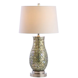 Douglas 28" Mosaic LED Table Lamp - JONATHAN Y