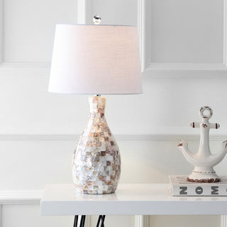 Verna 26.5" Seashell LED Table Lamp - JONATHAN Y