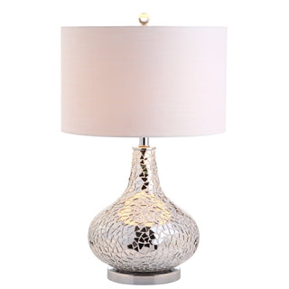 Emilia 26" Mirrored Mosaic LED Table Lamp - JONATHAN Y