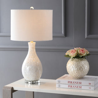 Josephine 26.5" Seashell LED Table Lamp - JONATHAN Y