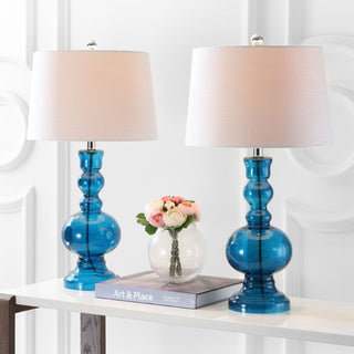 Genie 28.5" Glass LED Table Lamp - JONATHAN Y