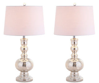 Genie 28.5" Glass LED Table Lamp - JONATHAN Y