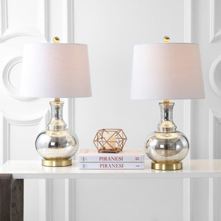 Lavelle 25" Glass LED Table Lamp - JONATHAN Y