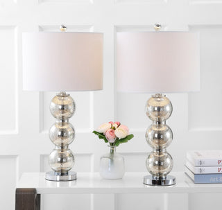 Bella 27" Glass Triple Sphere LED Table Lamp - JONATHAN Y
