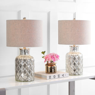 Alvord 24.5" LED Glass Table Lamp - JONATHAN Y