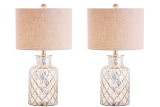Alvord 24.5" LED Glass Table Lamp - JONATHAN Y