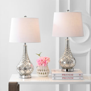 Darren 25.5" Glass LED Table Lamp - JONATHAN Y