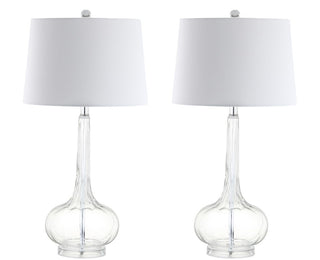 Bette 28.5" Glass Teardrop LED Table Lamp - JONATHAN Y