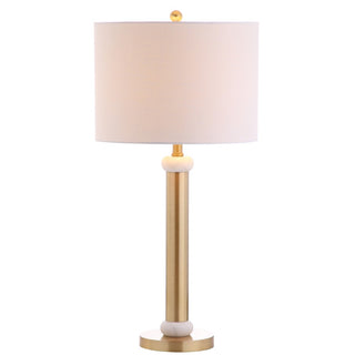 Gregory 27" Metal/Marble LED Table Lamp - JONATHAN Y