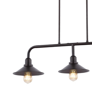 Cade 34.25" Metal Farmhouse Industrial LED Pendant - JONATHAN Y