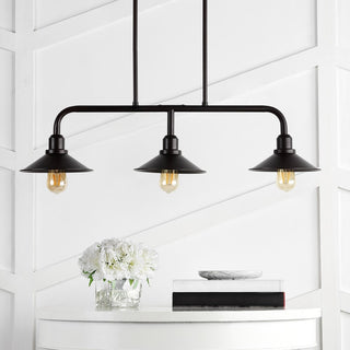 Cade 34.25" Metal Farmhouse Industrial LED Pendant - JONATHAN Y