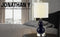 Cora 22" Classic Vintage Glass LED Table Lamp with USB Charging Port