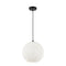 Lacey Bohemian Minimalist Iron/Rope Woven Globe LED Pendant