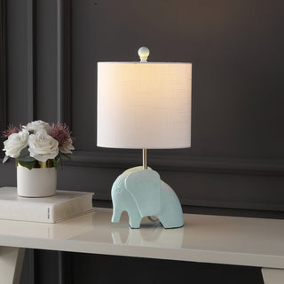 Koda Eclectic Southwestern Resin/Iron Elephant LED Kids Table Lamp - JONATHAN Y