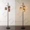 Isla 70.75" 3-Light Mid-Century Bohemian Metal/Rope LED Floor Lamp