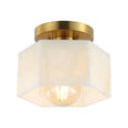 White Marbling/Brass Gold
