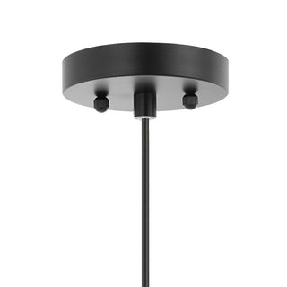 Koda 13" Farmhouse Coastal Bohemian Rattan 180" Cord Plug-In or Hardwired LED Pendant - JONATHAN Y