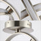 Nicole Modern Minimalist Aluminum Ring Integrated LED Semi Flush Mount