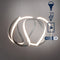Euphoria 18.5" Contemporary Designer Aluminum/Iron Scribble Integrated LED Pendant Light