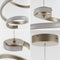 Whirl Modern Minimalist Aluminum/Iron Abstract Integrated LED Pendant