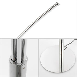 Fuochi 71" Modern Minimalist Metal 5-Branch Arc Dimmable Integrated LED Floor Lamp with Remote Control - JONATHAN Y