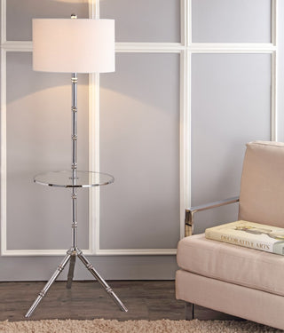 Hall 62" Metal LED End Table Floor Lamp - JONATHAN Y