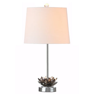 Amelia Lotus 25" Crystal LED Table Lamp - JONATHAN Y