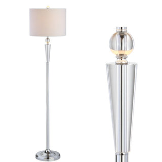 Reese 59.5" Crystal LED Floor Lamp - JONATHAN Y